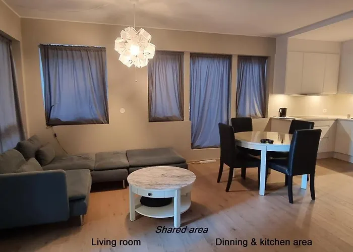 8sq Mts Seaside Lervig-park Kwatera prywatna *